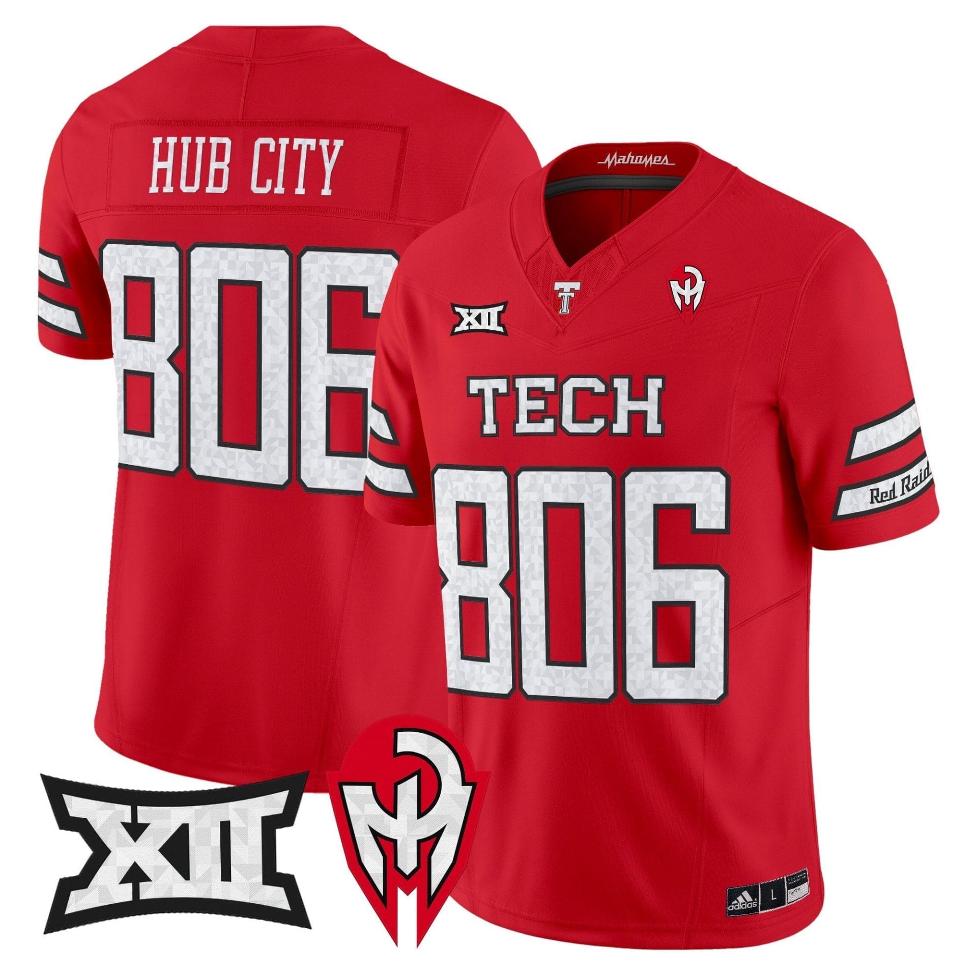 Texas Tech Red Raiders 'Too Cold' Vapor Limited Jersey - Mahomes Collection - All Stitched - Image 32