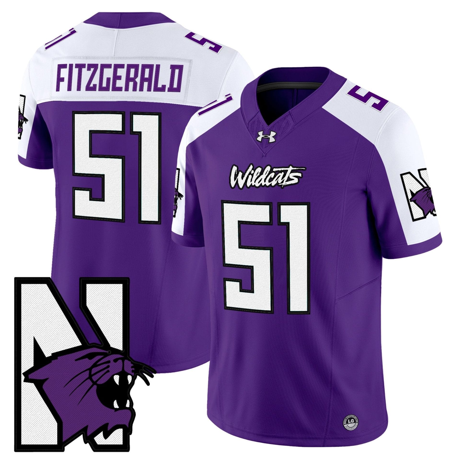 Northwestern Wildcats Honoring ’95 Vapor Limited Jersey - All Stitched - Image 26