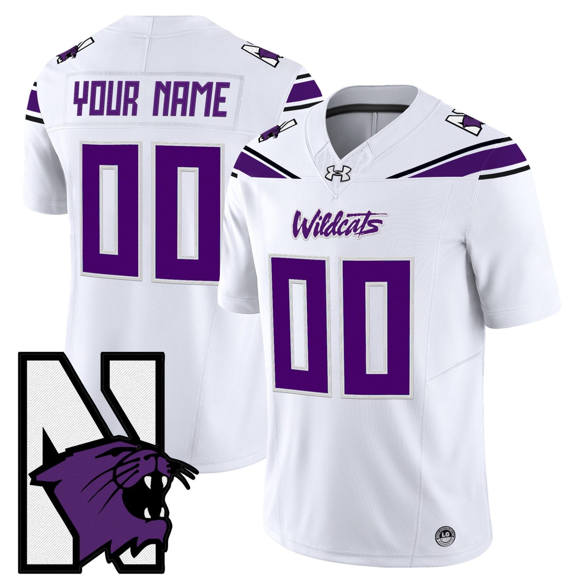 Northwestern Wildcats Honoring ’95 Vapor Limited Custom Jersey - All Stitched - Image 3