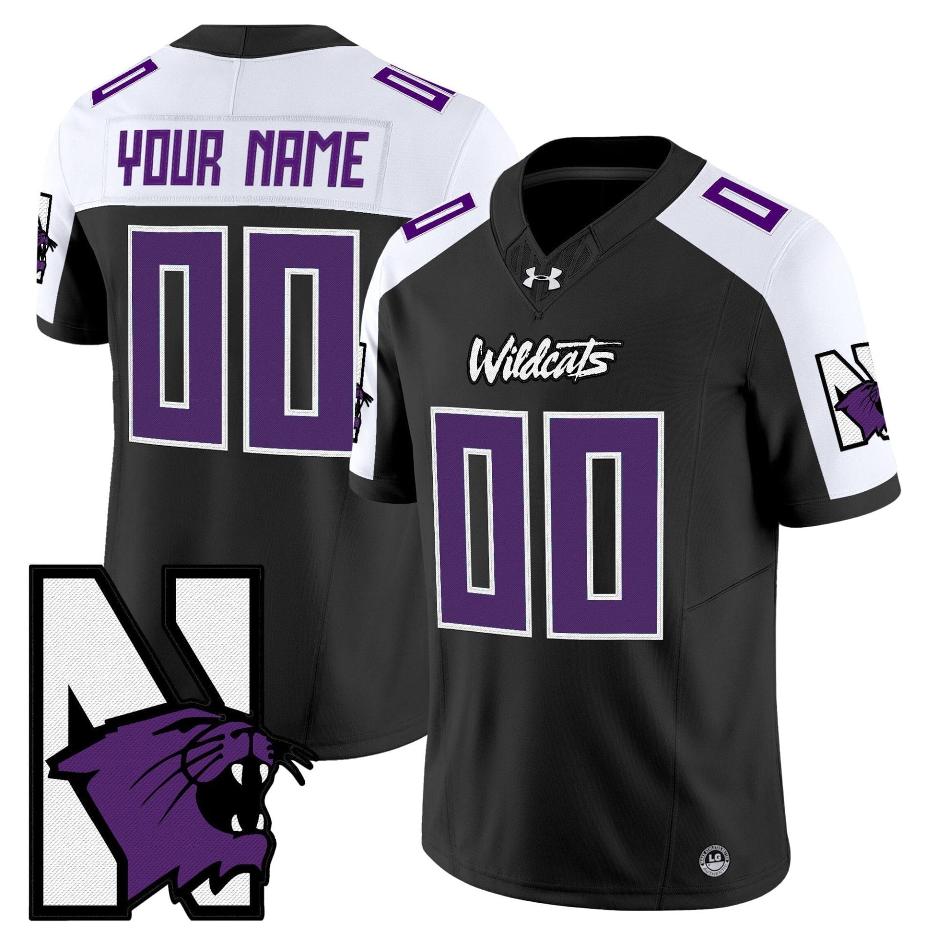 Northwestern Wildcats Honoring ’95 Vapor Limited Custom Jersey - All Stitched - Image 4