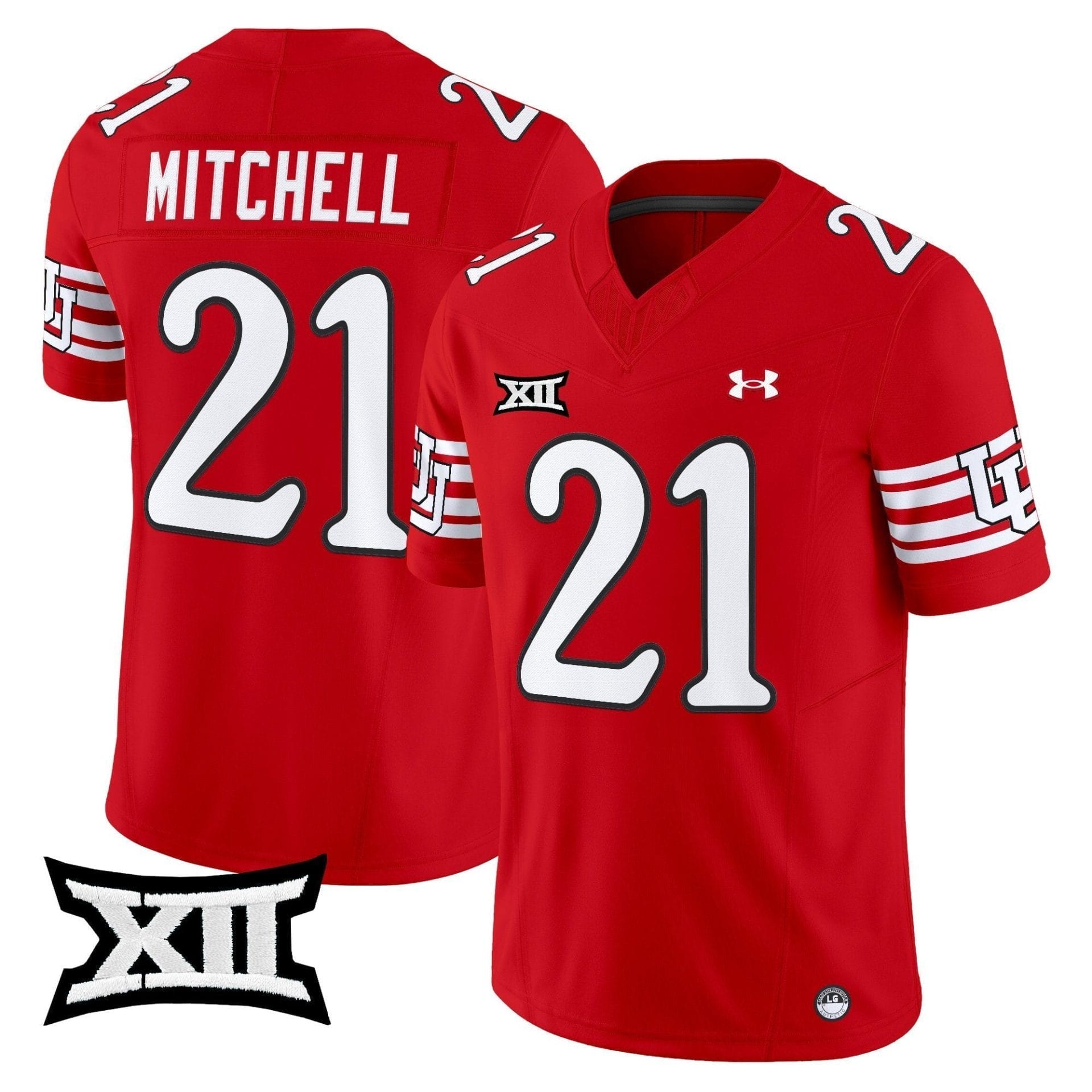Alternative view of Utah Utes 2025 Vapor Limited Jersey V2 - All Stitched