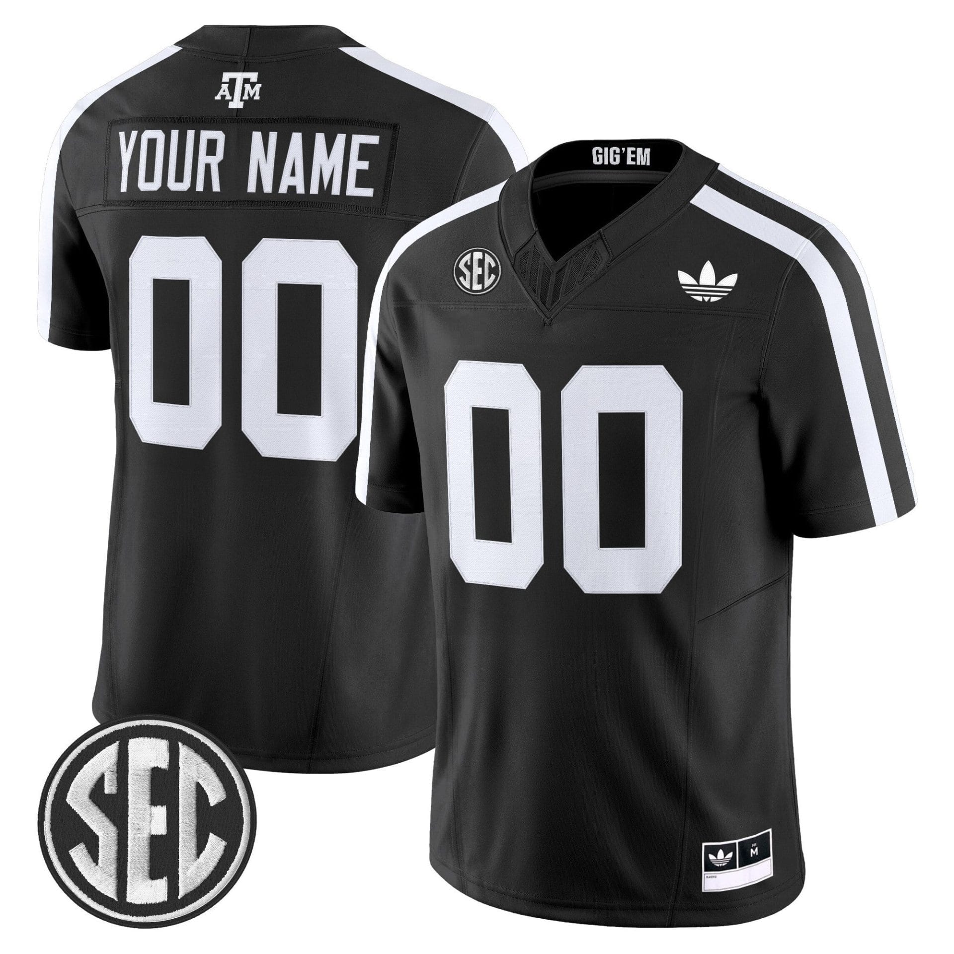 Alternative view of Texas A&M Aggies 2025 Vapor Limited Custom Jersey V2 - All Stitched