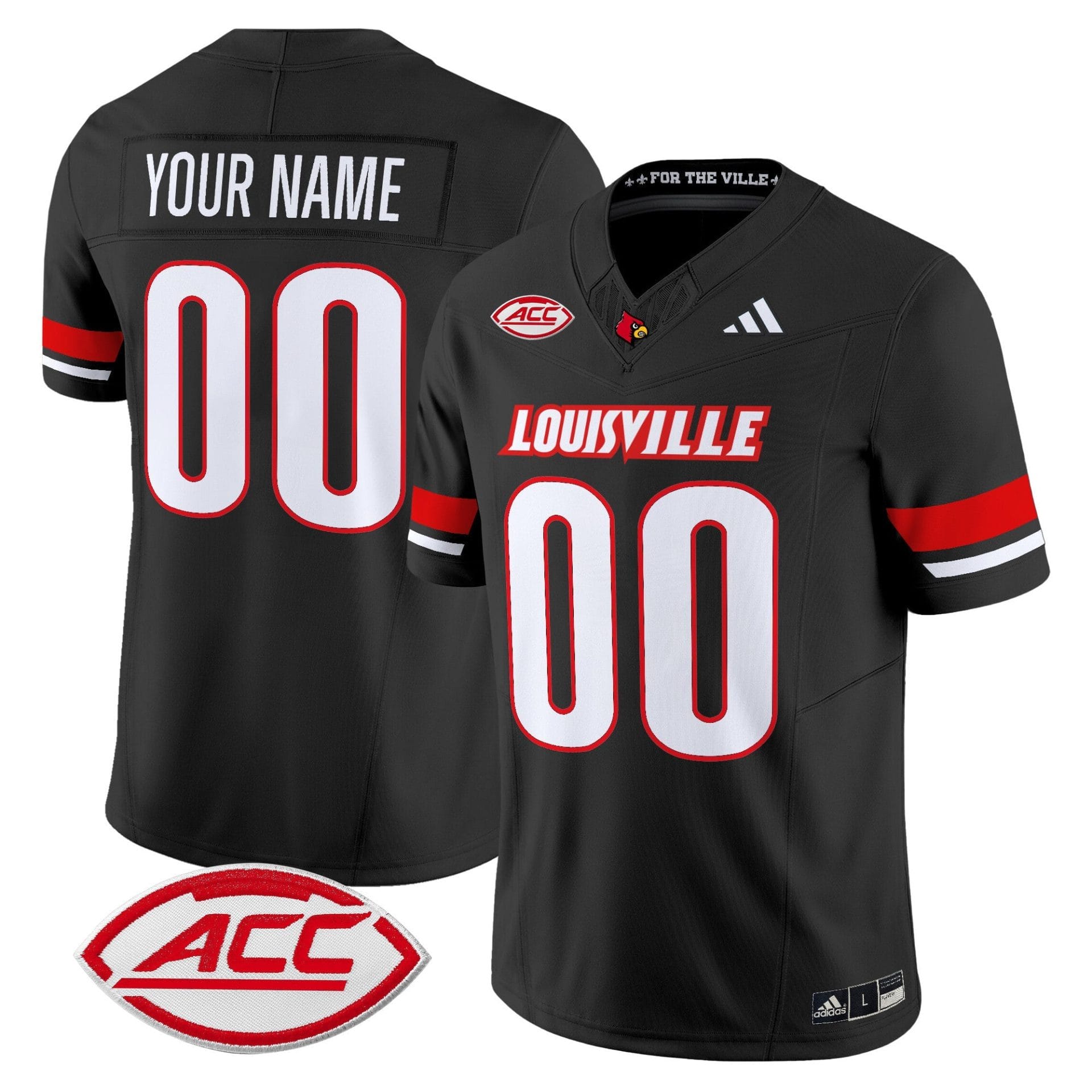Louisville Cardinals 2025 Vapor Limited Custom Jersey - All Stitched - Image 3
