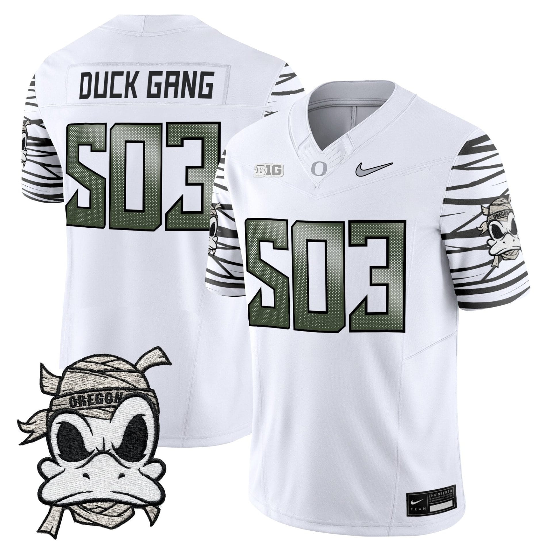 Oregon Ducks 2025 "Mummy Duck" Vapor Limited Jersey - All Stitched - Image 4