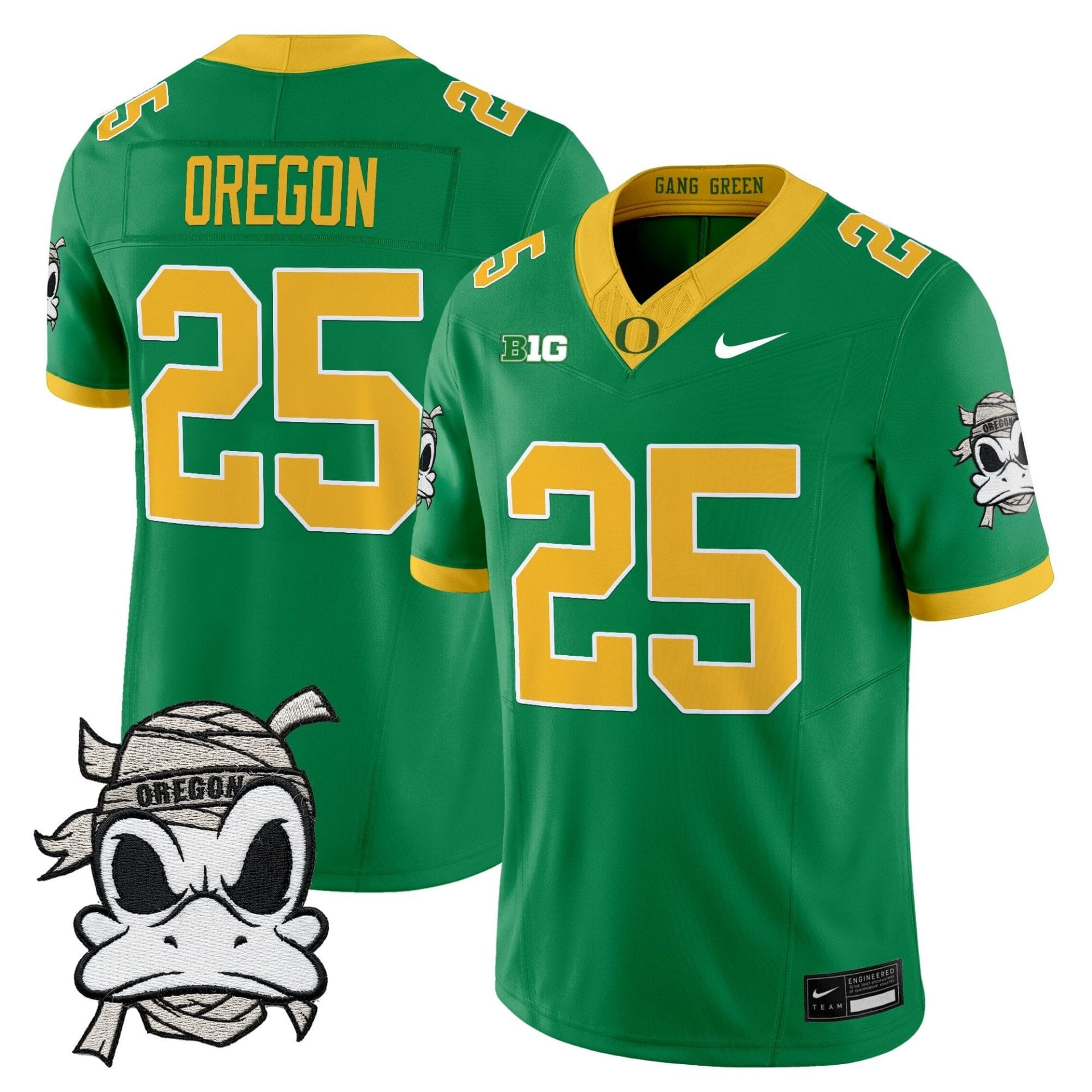 Oregon Ducks 2025 "Mummy Duck" Vapor Limited Jersey - All Stitched - Image 32