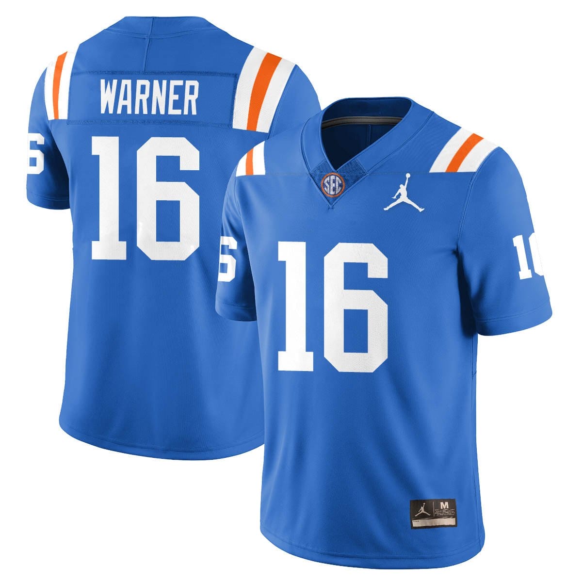 Alternative view of Aidan Warner Jersey #16 Florida Gators Bring Back 1960s Throwback