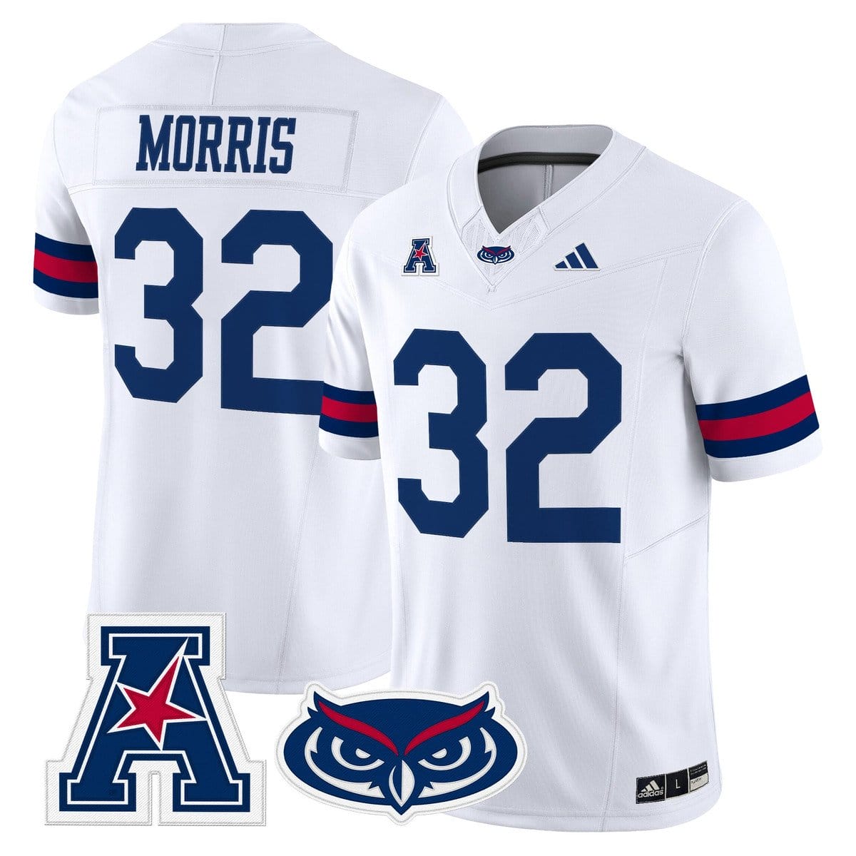 Alternative view of Alfred Morris Jersey #32 Florida Atlantic Owls 2025 All Stitched