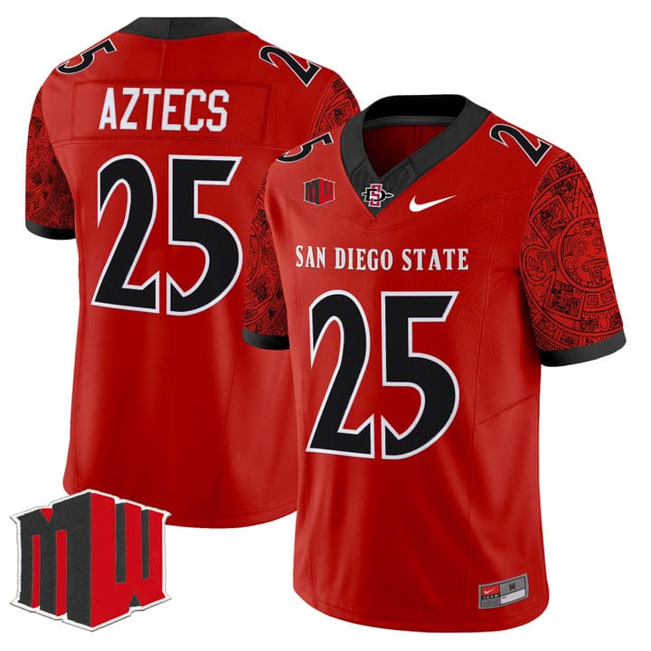 Alternative view of Aztecs Jersey #25 San Diego State Aztecs 2025 Vapor Limited Stitched