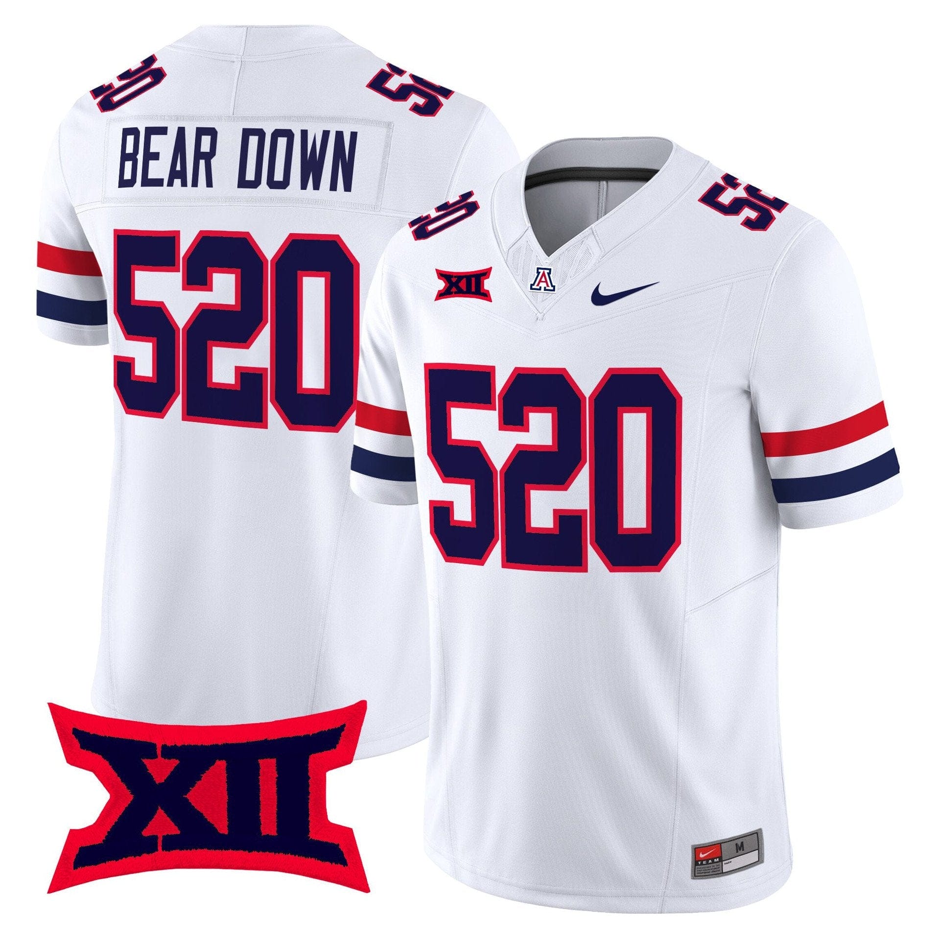 Alternative view of Bear Down Jersey #520 Arizona Wildcats 2025 Limited Stitched