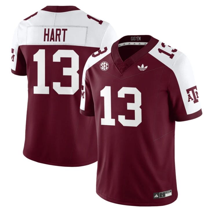 Brady Hart Jersey #13 Texas A&M Aggies 1975 Throwback Stitched