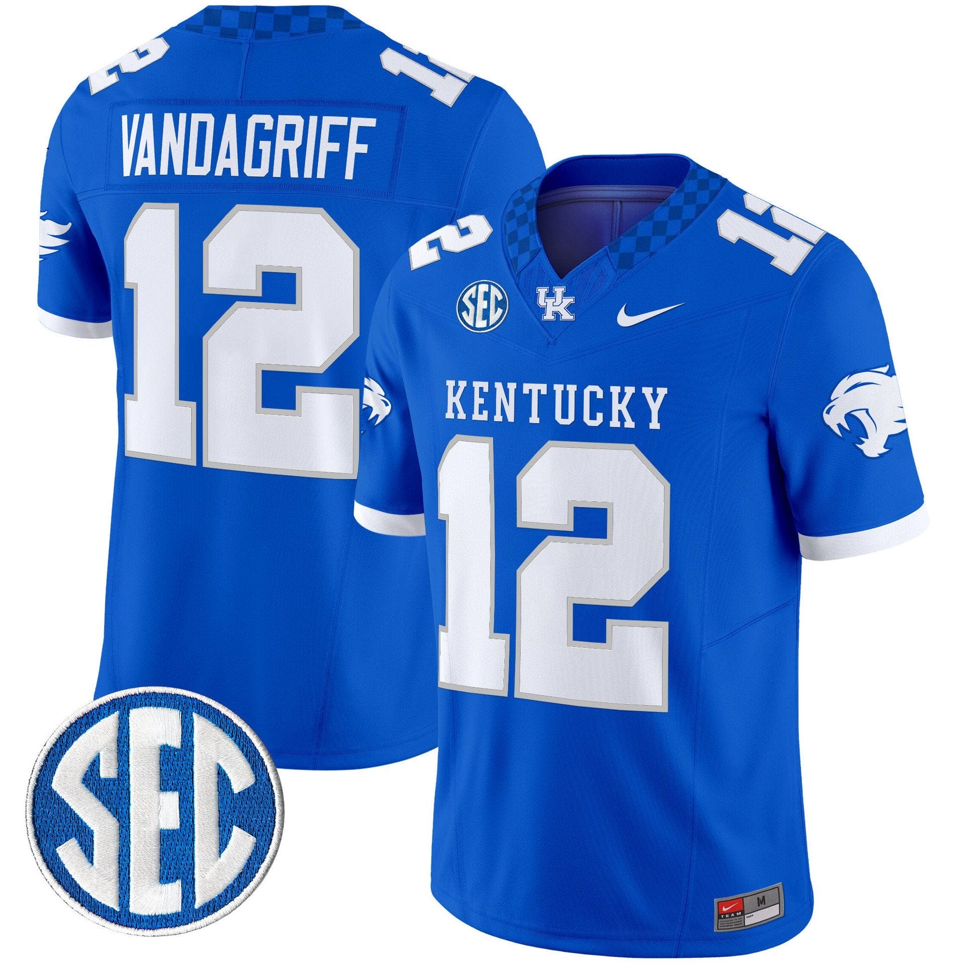 Brock Vandagriff Jersey #12 Kentucky Wildcats 2025 Limited Stitched - Image 5
