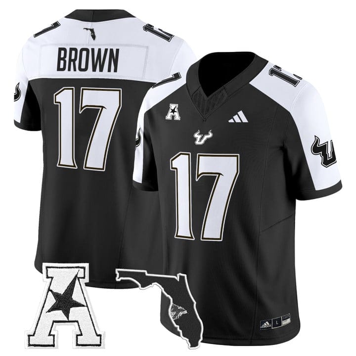 Byrum Brown Jersey #17 South Florida Bulls 2025 Vapor Limited Stitched - Image 3