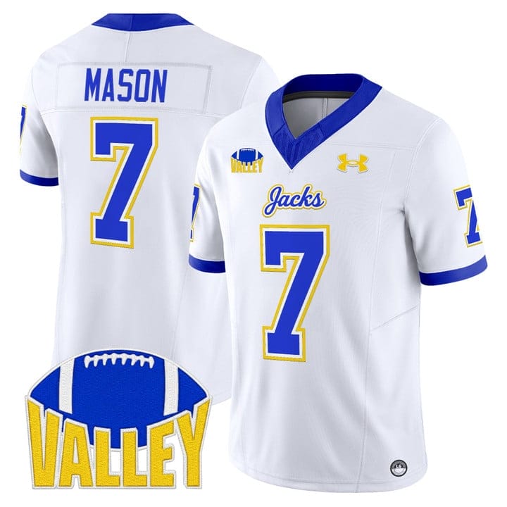 Alternative view of Chase Mason Jersey #7 South Dakota State Jackrabbits 2025 Stitched