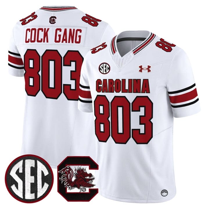 Alternative view of Cock Gang Jersey #803 South Carolina Gamecocks 2025 Stitched