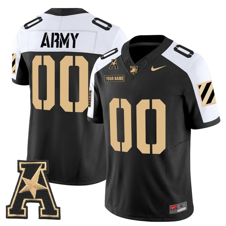 Custom Army Black Knights Jersey Name, Number 2025 Limited Stitched - Image 3