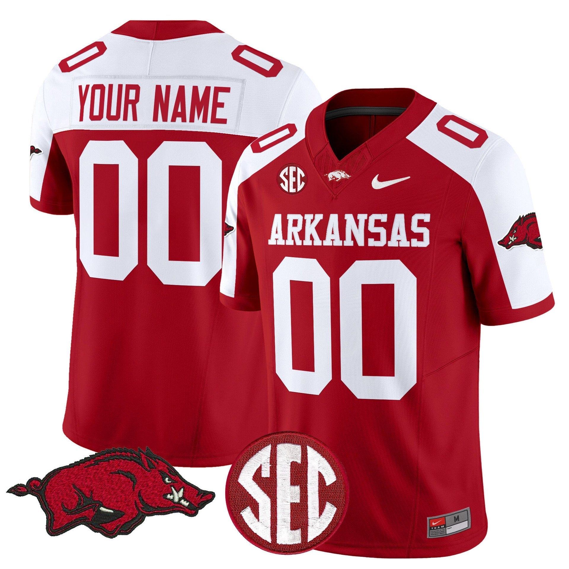 Custom Arkansas Razorbacks Jersey Name, Number Limited Stitched - Image 4