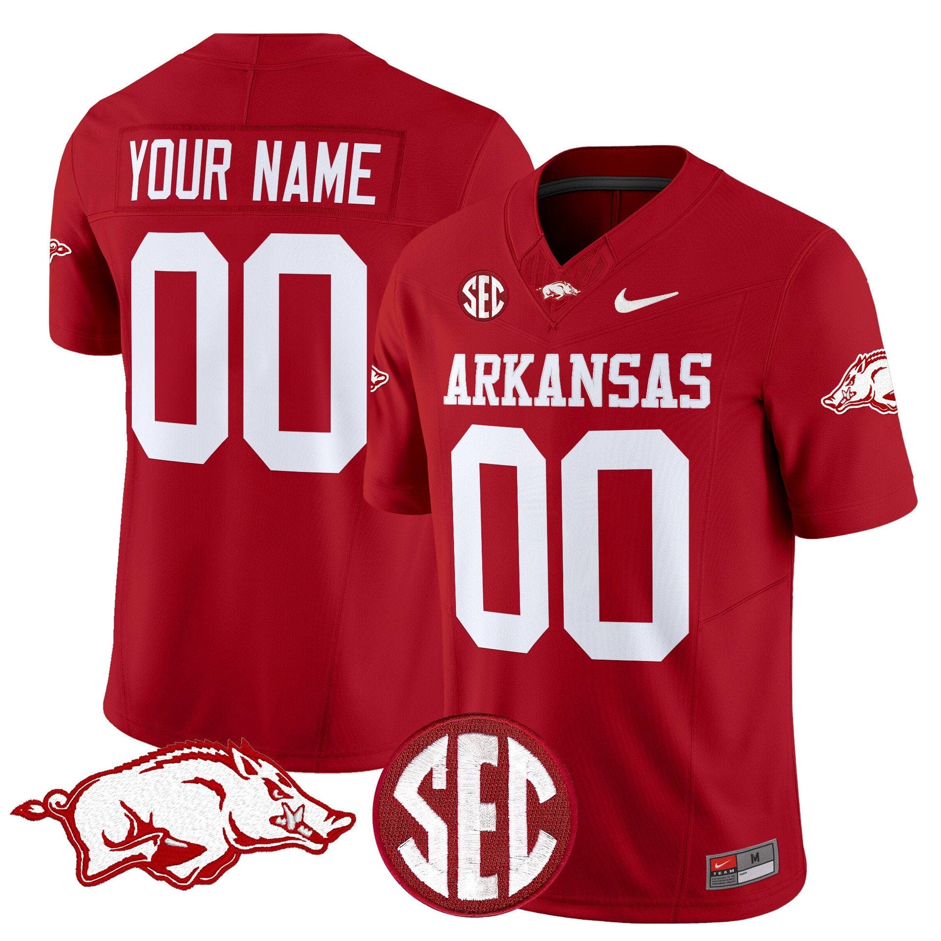 Custom Arkansas Razorbacks Jersey Name, Number Limited Stitched - Image 5