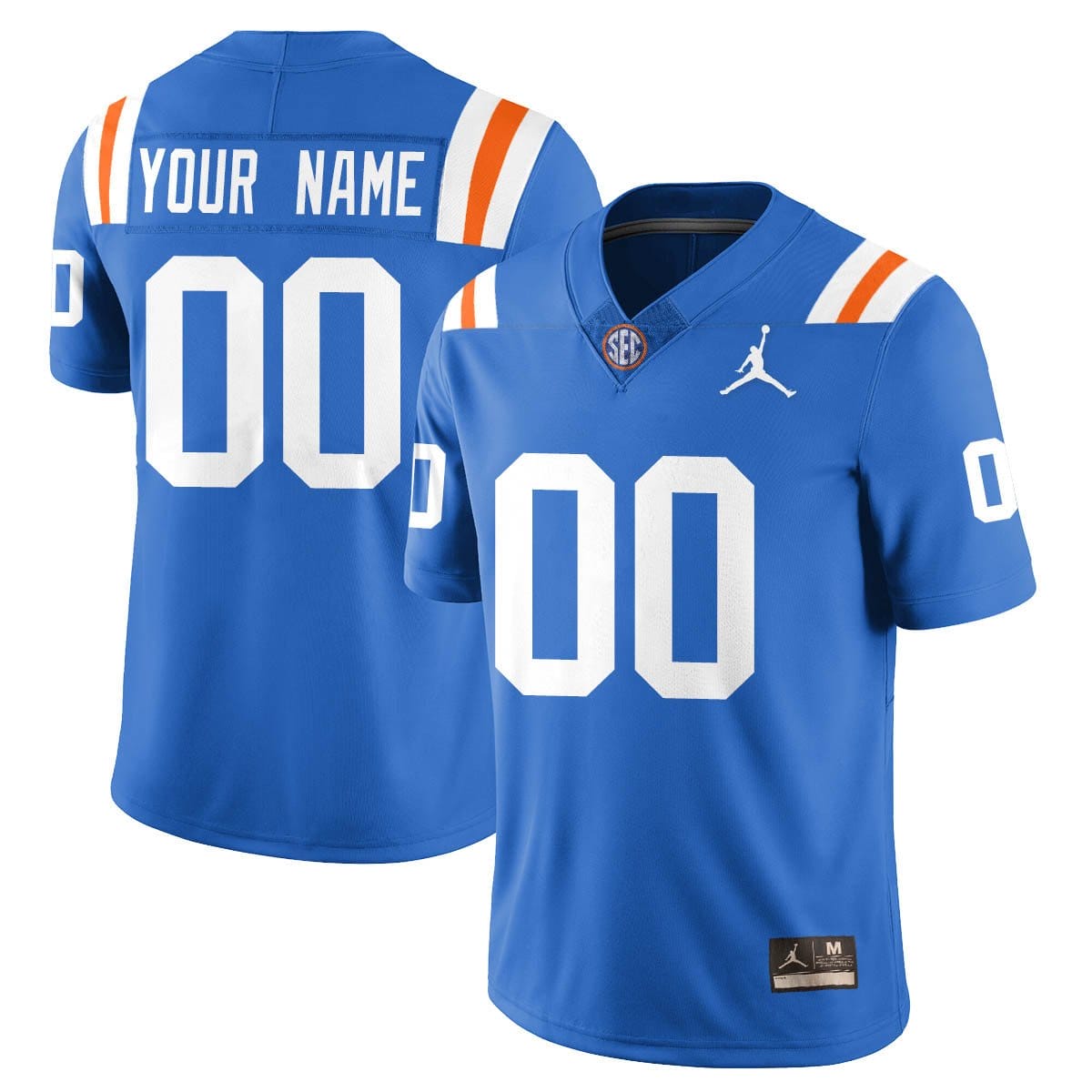 Alternative view of Custom Florida Gators Jersey Bring Back 1960s Throwback Stitched