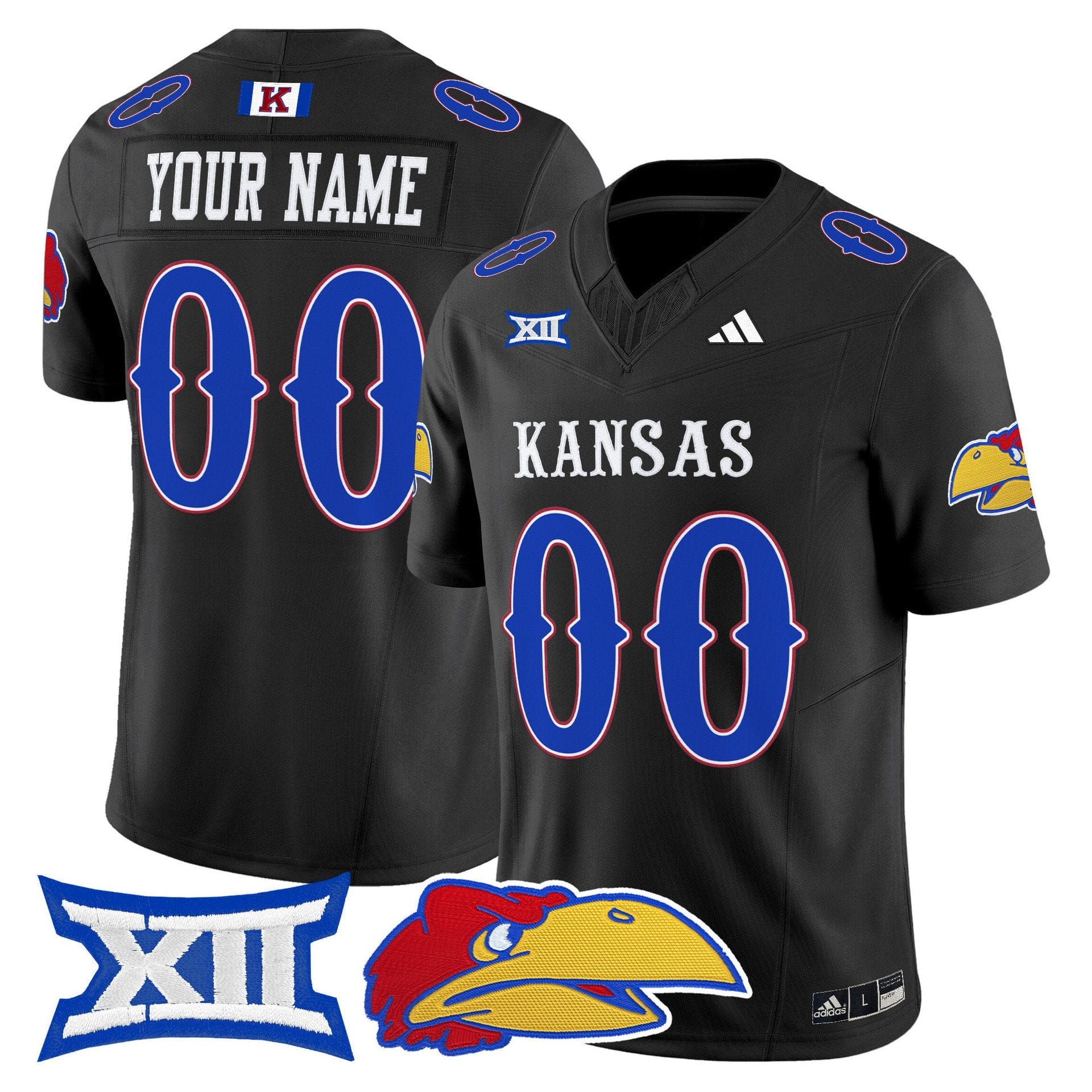 Custom Kansas Jayhawks Jersey Name, Number 2025 Limited Stitched