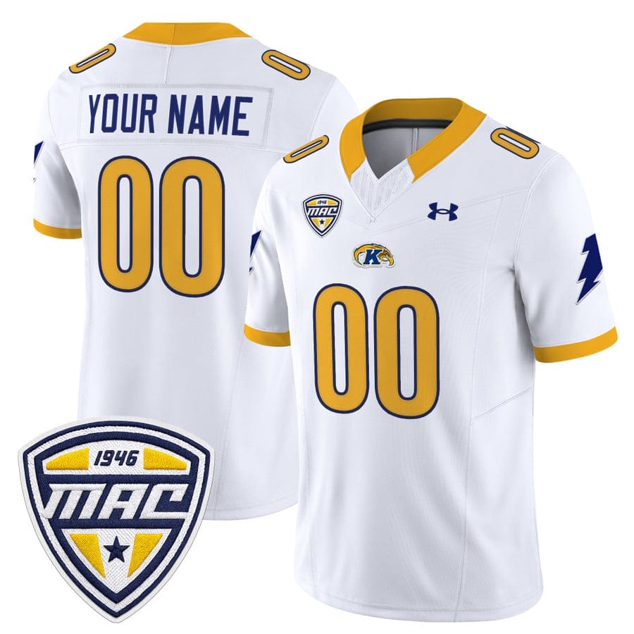 Alternative view of Custom Kent State Golden Flashes Jersey 2025 Limited Stitched