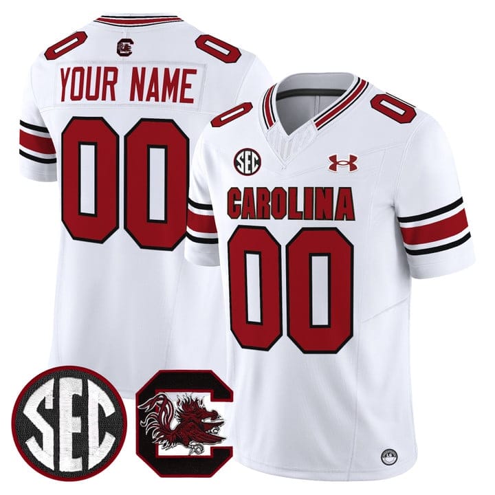 Alternative view of Custom South Carolina Gamecocks Jersey 2025 Limited Stitched