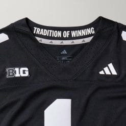 Alternative view of Nebraska Football 2025 "Blackout" Jersey - All Stitched