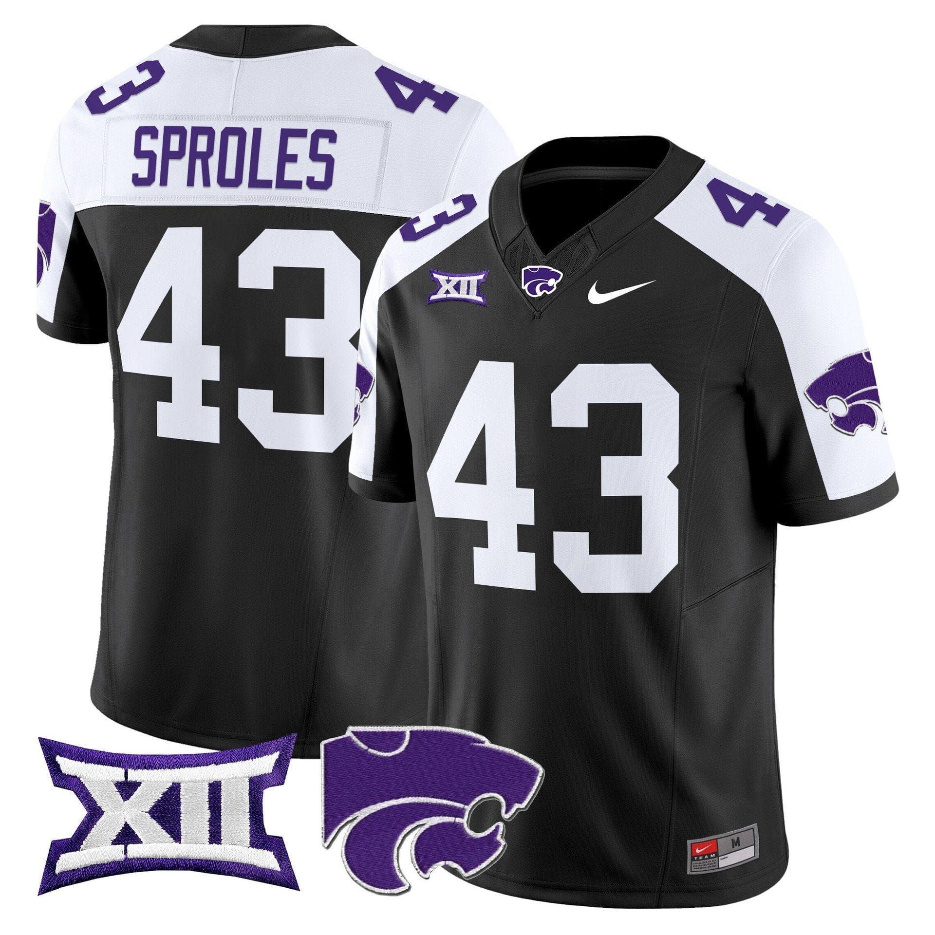 Darren Sproles Jersey #43 Kansas State Wildcats 2025 Limited Stitched - Image 3