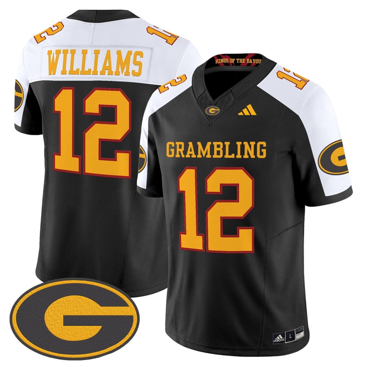 Alternative view of Doug Williams Jersey #12 Grambling Tigers 2025 Vapor Limited Stitched