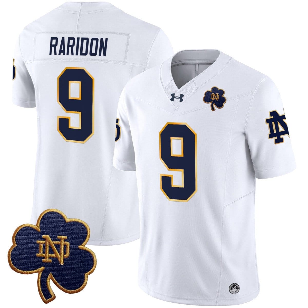 Eli Raridon Jersey #9 Notre Dame 2025 Vapor Limited V3 Stitched - Image 5