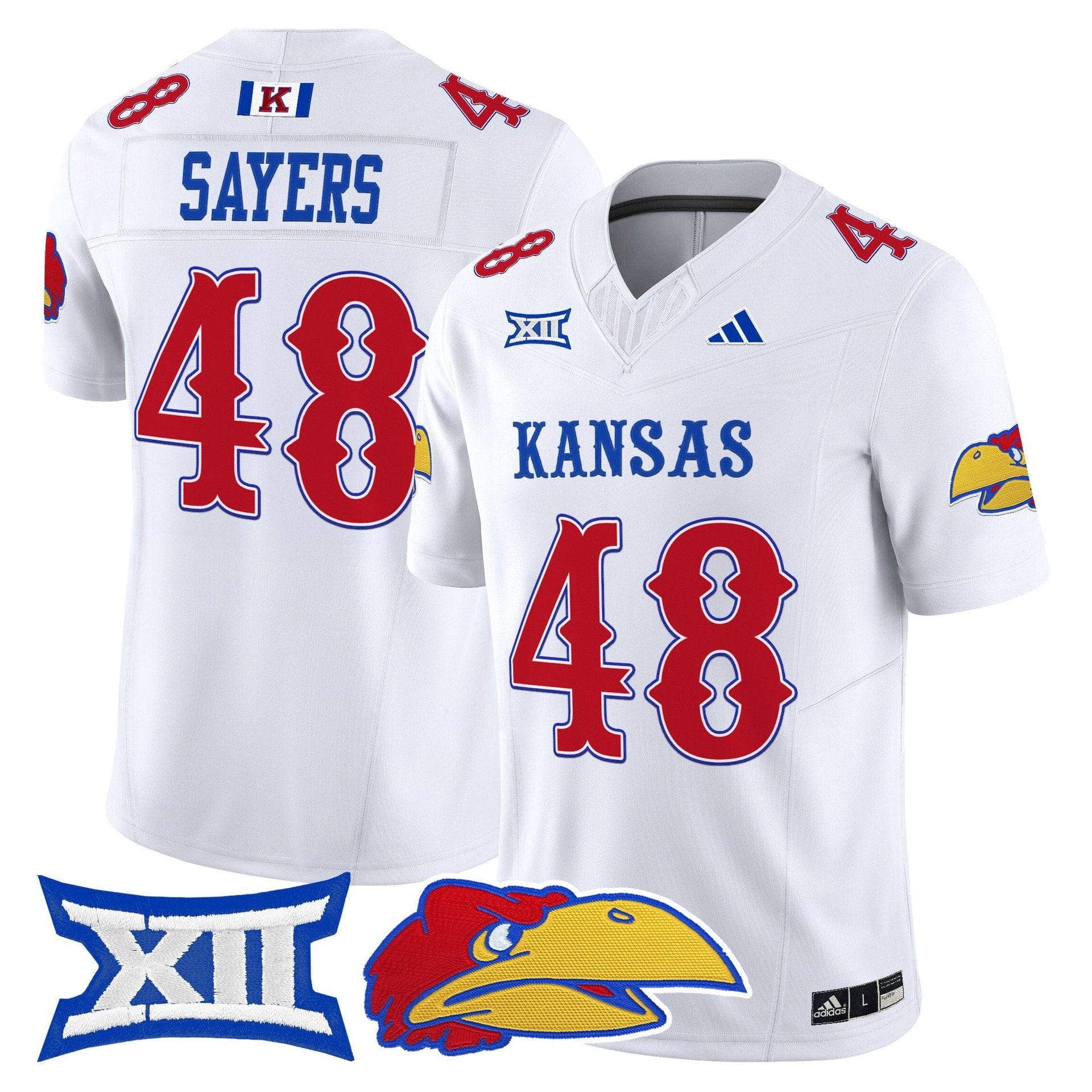 Gale Sayers Jersey #48 Kansas Jayhawks 2025 Vapor Limited Stitched - Image 2