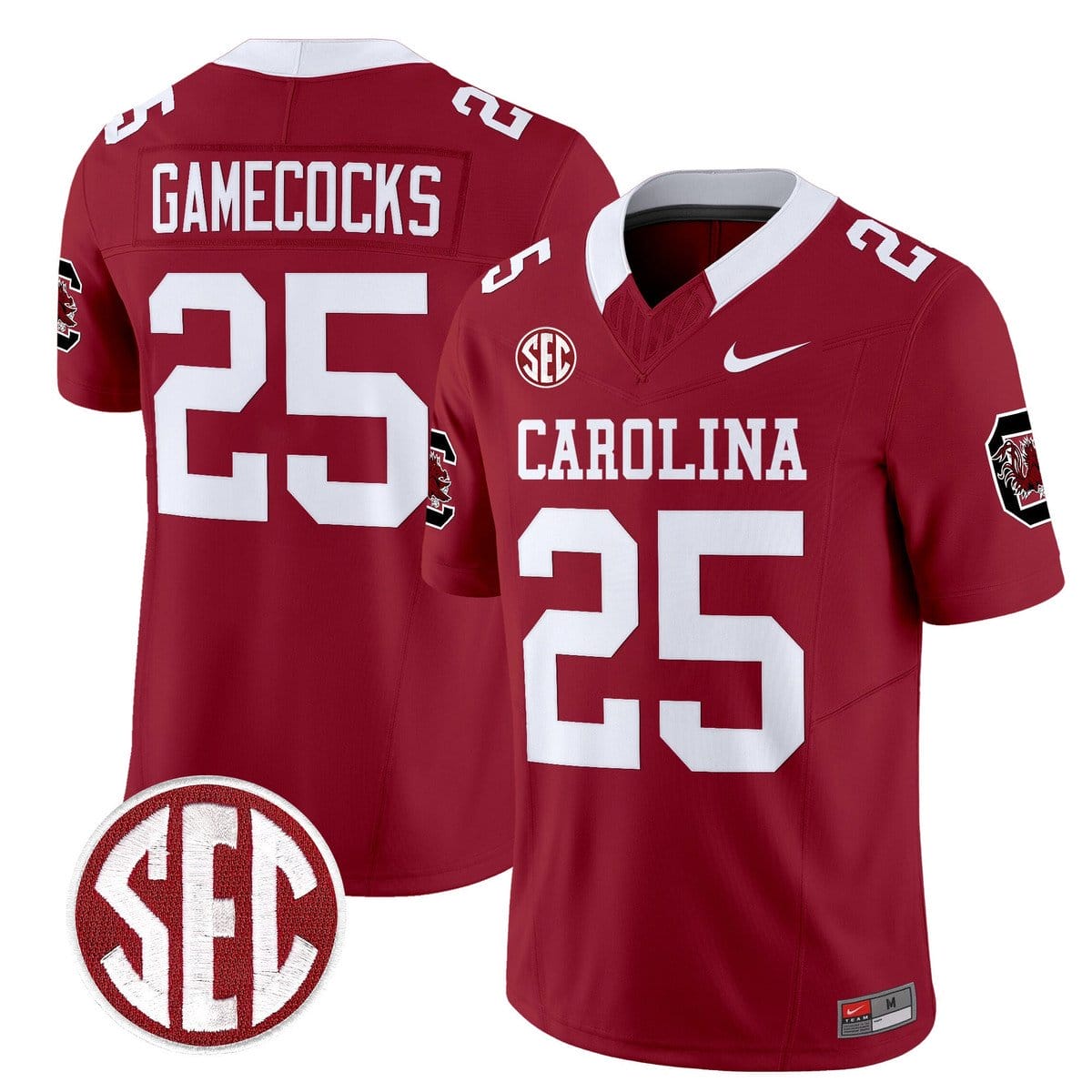 Gamecocks Jersey #25 Carolina 1980 Throwback Rebrand 2026 Stitched - Image 4