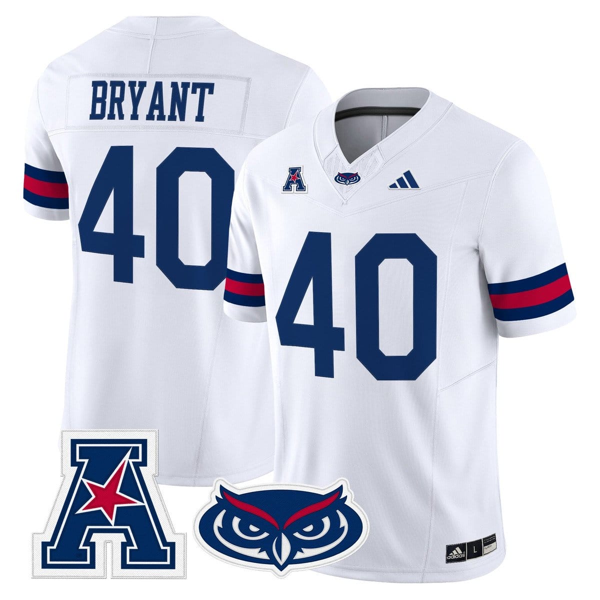 Alternative view of Harrison Bryant Jersey #40 Florida Atlantic Owls 2025 All Stitched