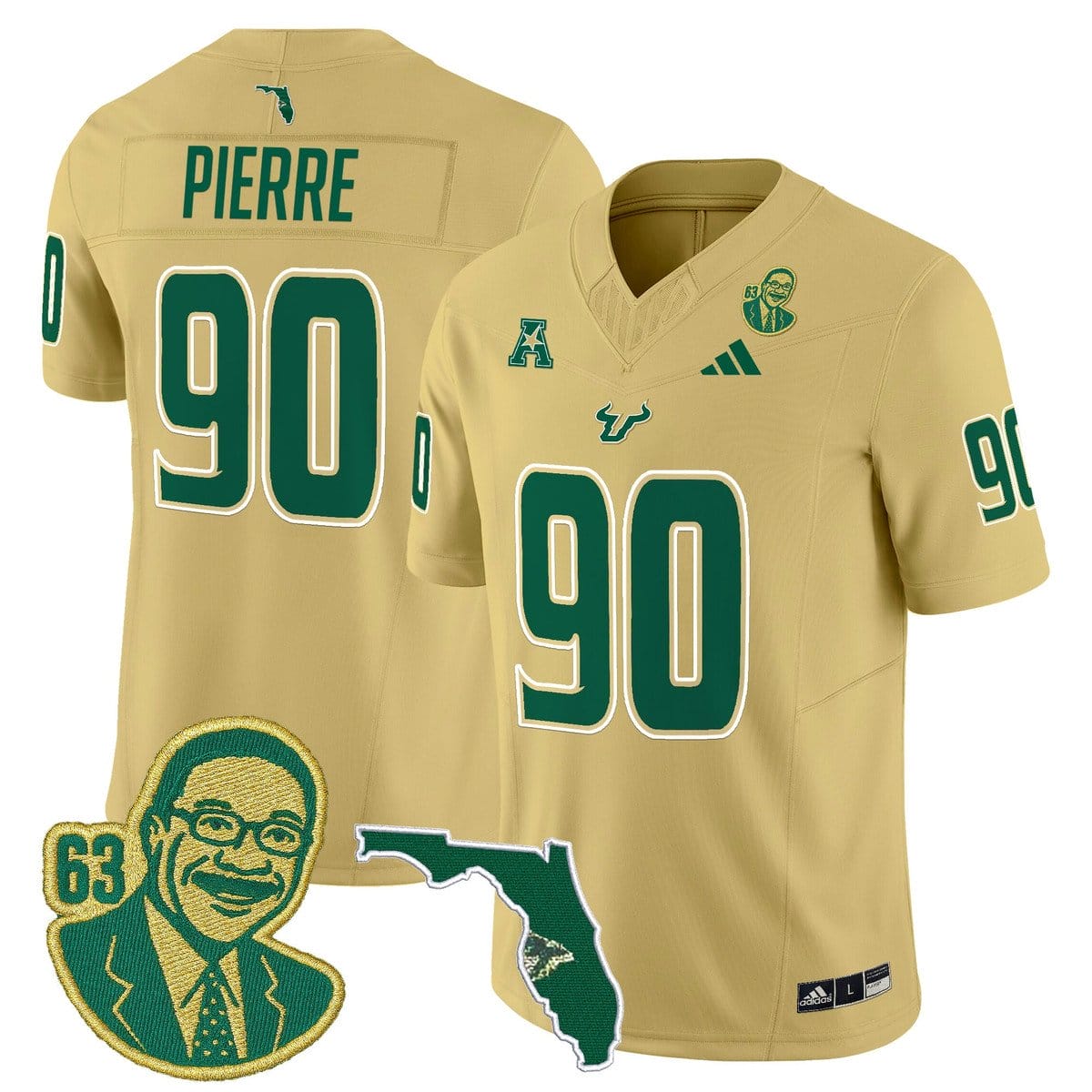 Jason Pierre Jersey #90 South Florida Bulls Lee Roy Selmon Legacy - Image 4
