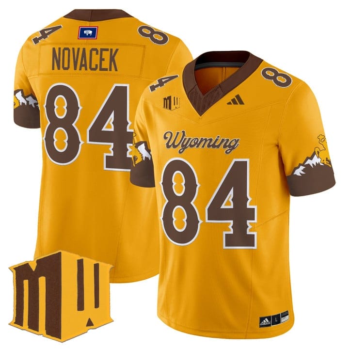 Jay Novacek Jersey #84 Wyoming Cowboys 2025 Vapor Limited Stitched - Image 4