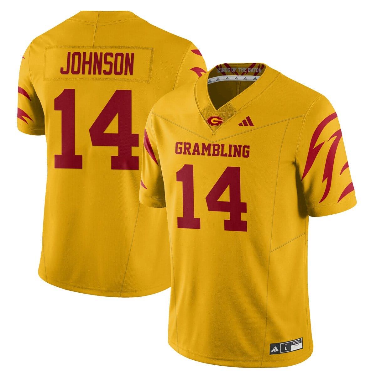 Alternative view of Jay'Shaun Johnson Jersey #14 Grambling State Football 2025 Special
