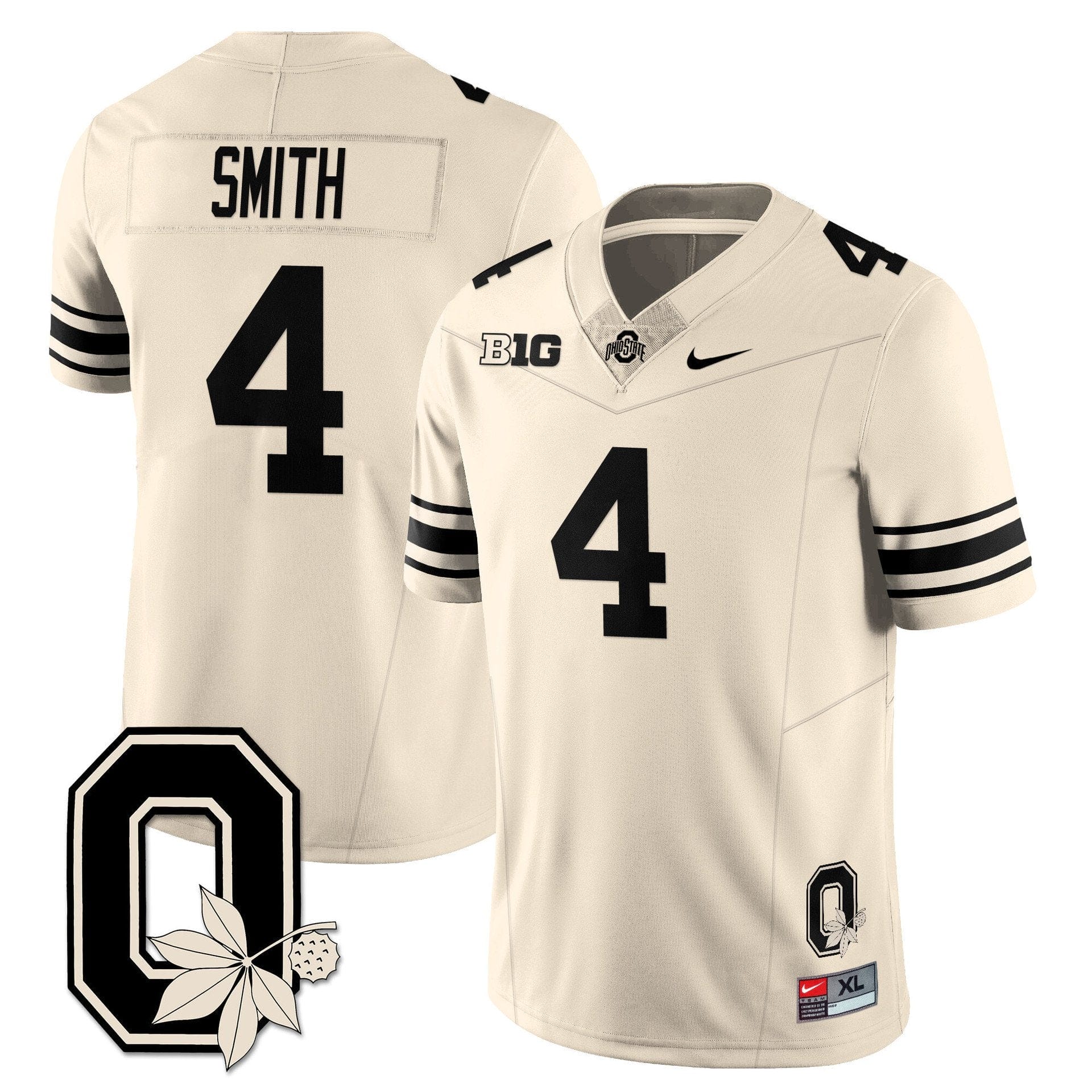 Jeremiah Smith Jersey #4 Ohio State Buckeyes 2025 Vapor Limited Stitched - Image 2