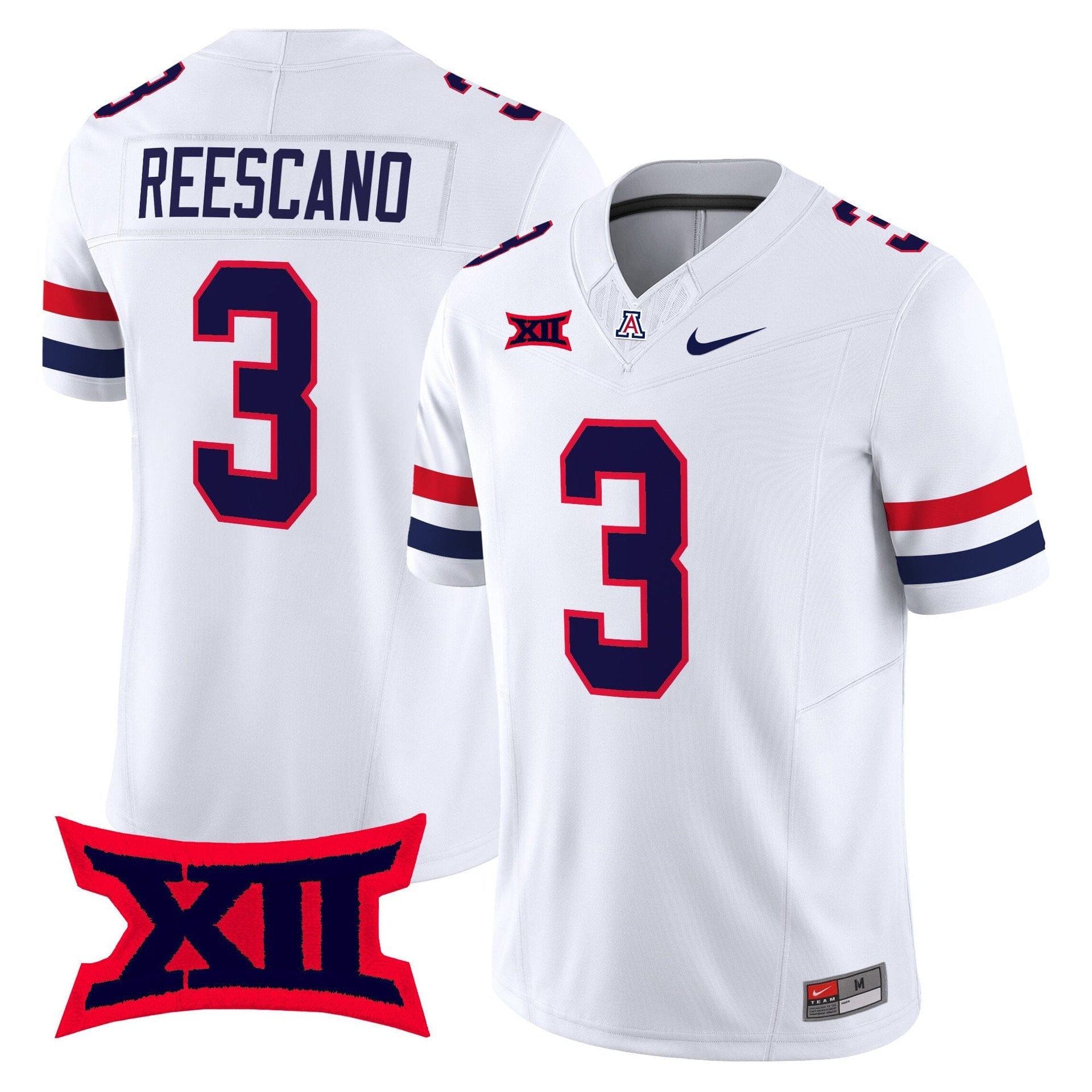 Alternative view of Kedrick Reescano Jersey #3 Arizona Wildcats 2025 Limited Stitched