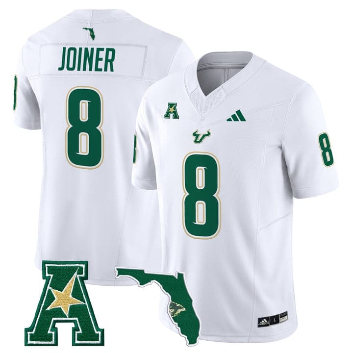 Alternative view of Kelley Joiner Jersey #8 South Florida Bulls 2025 Vapor Limited Stitched