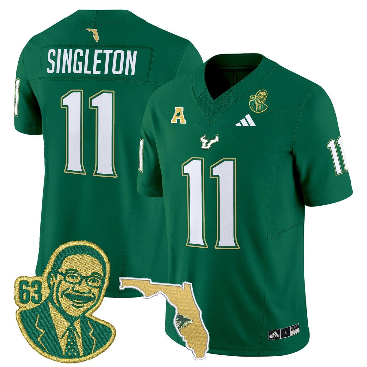 Lee Roy Selmon Jersey #63 South Florida Bulls Legacy Edition Stitched - Image 5