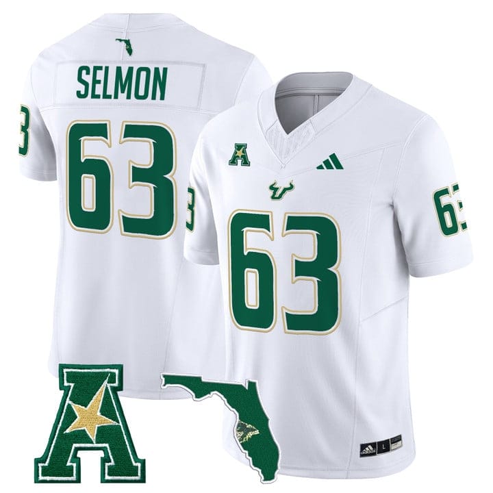 Alternative view of Lee Roy Selmon Jersey #63 South Florida Bulls 2025 Limited Stitched