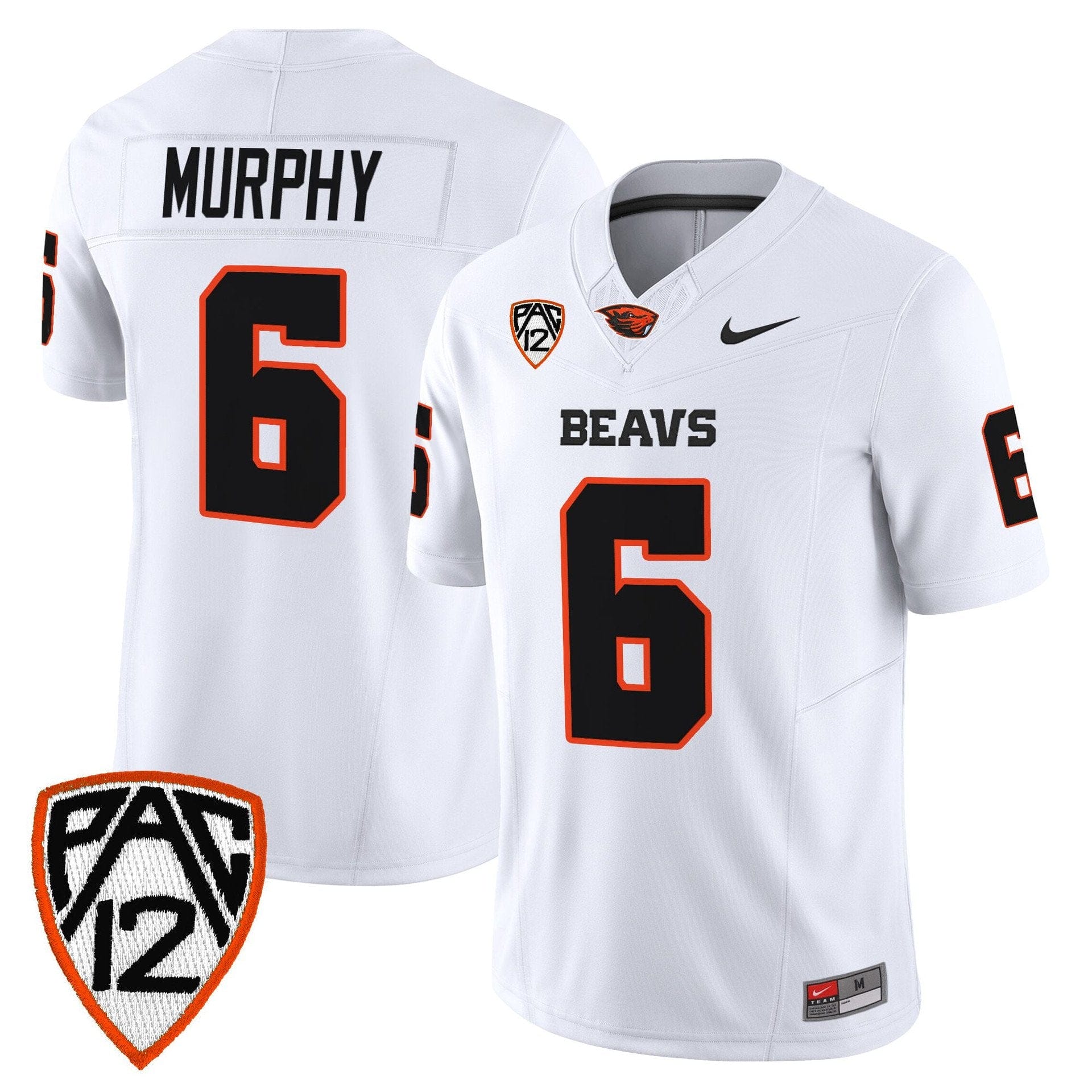 Alternative view of Maalik Murphy Jersey #6 Oregon State Beavers 2025 Limited Stitched
