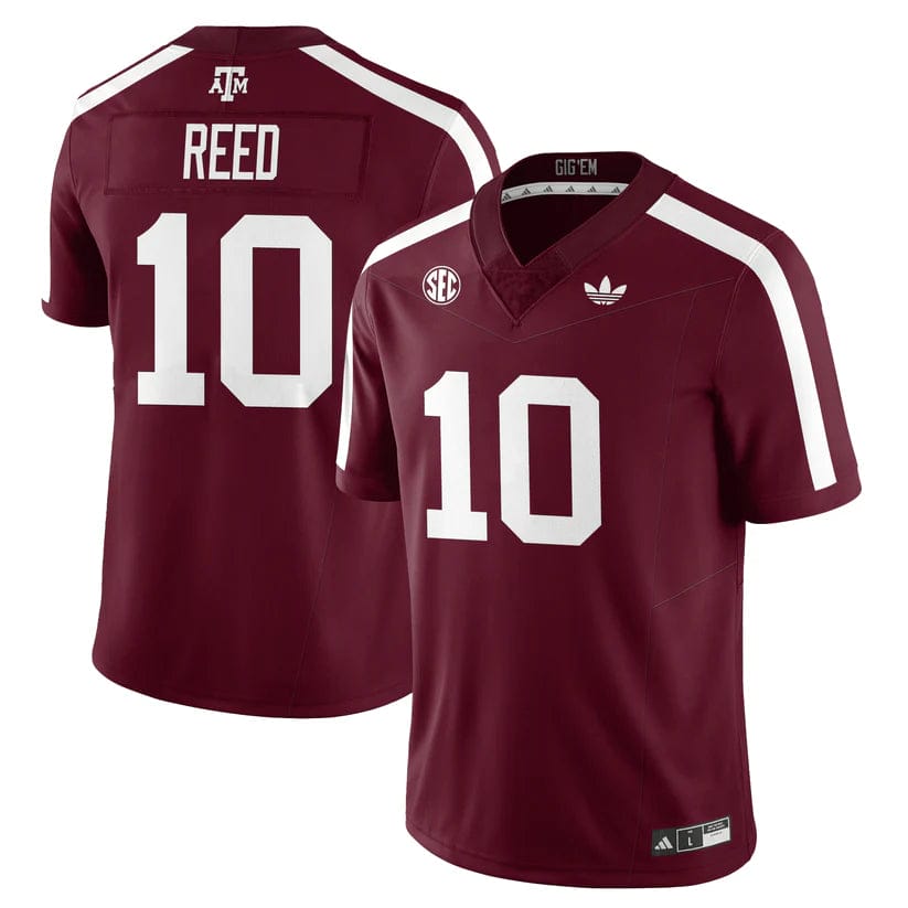 Alternative view of Marcel Reed Jersey #10 Texas A&M Aggies 1975 Throwback Stitched