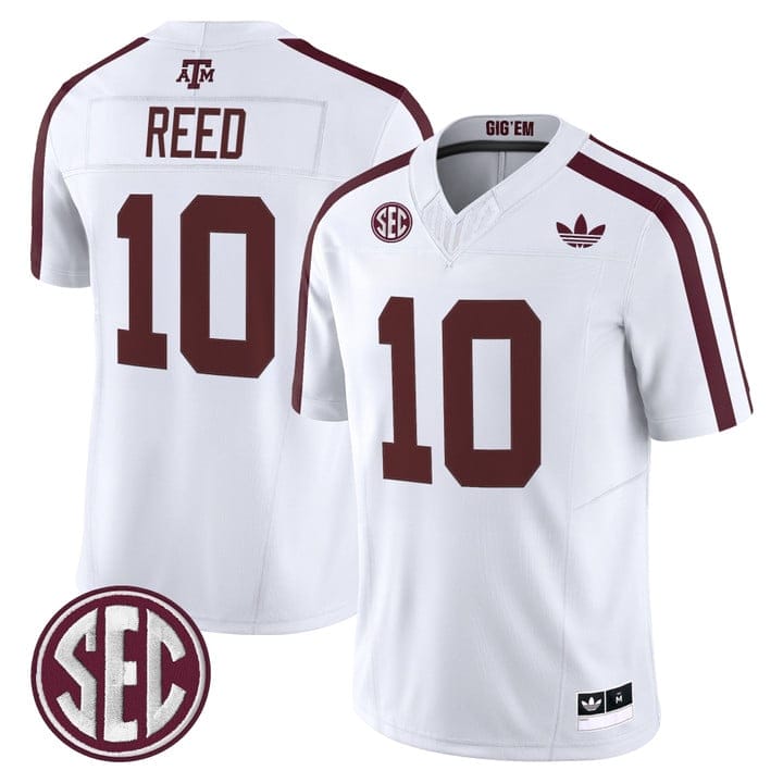 Alternative view of Marcel Reed Jersey #10 Texas A&M Aggies 2025 Vapor V2 Stitched