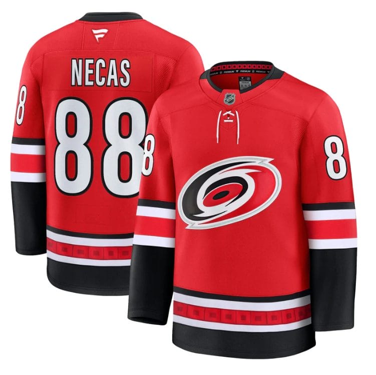 Martin Necas Jersey #88 Carolina Hurricanes 2025 - 26 Premium Stitched - Image 4
