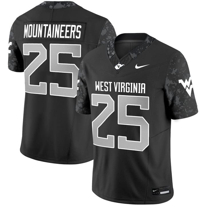 Mountaineers Jersey #25 West Virginia Mountaineers 2025 Limited Stitched