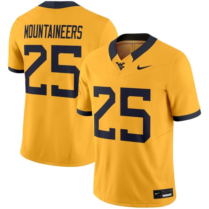 Mountaineers Jersey #25 West Virginia Mountaineers 2025 Limited Stitched - Image 4