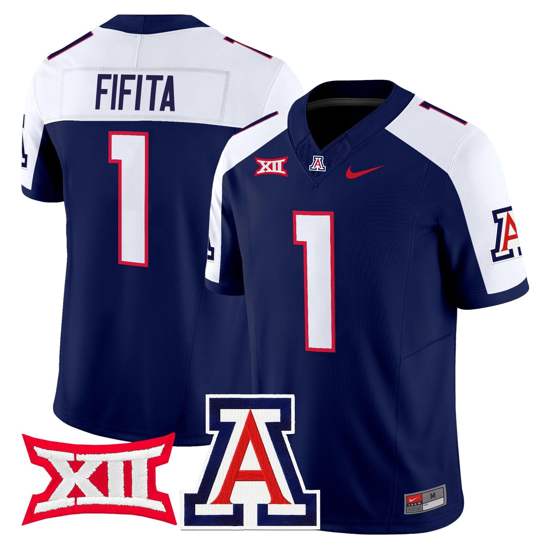 Noah Fifita Jersey #1 Arizona Wildcats 2025 Vapor Limited Stitched