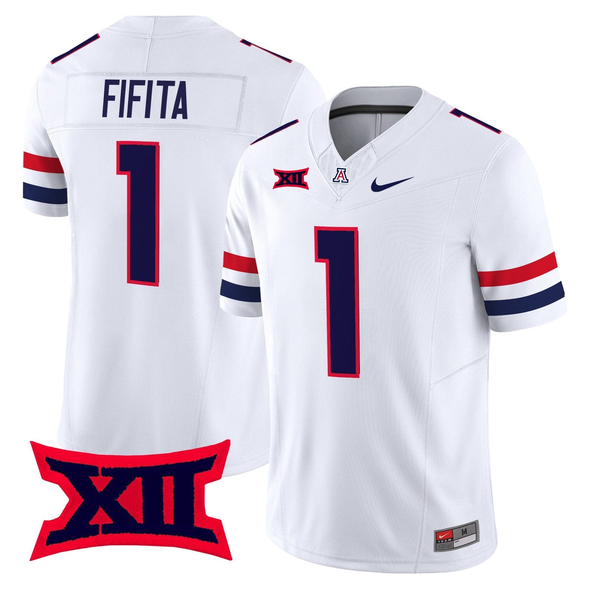 Alternative view of Noah Fifita Jersey #1 Arizona Wildcats 2025 Vapor Limited Stitched