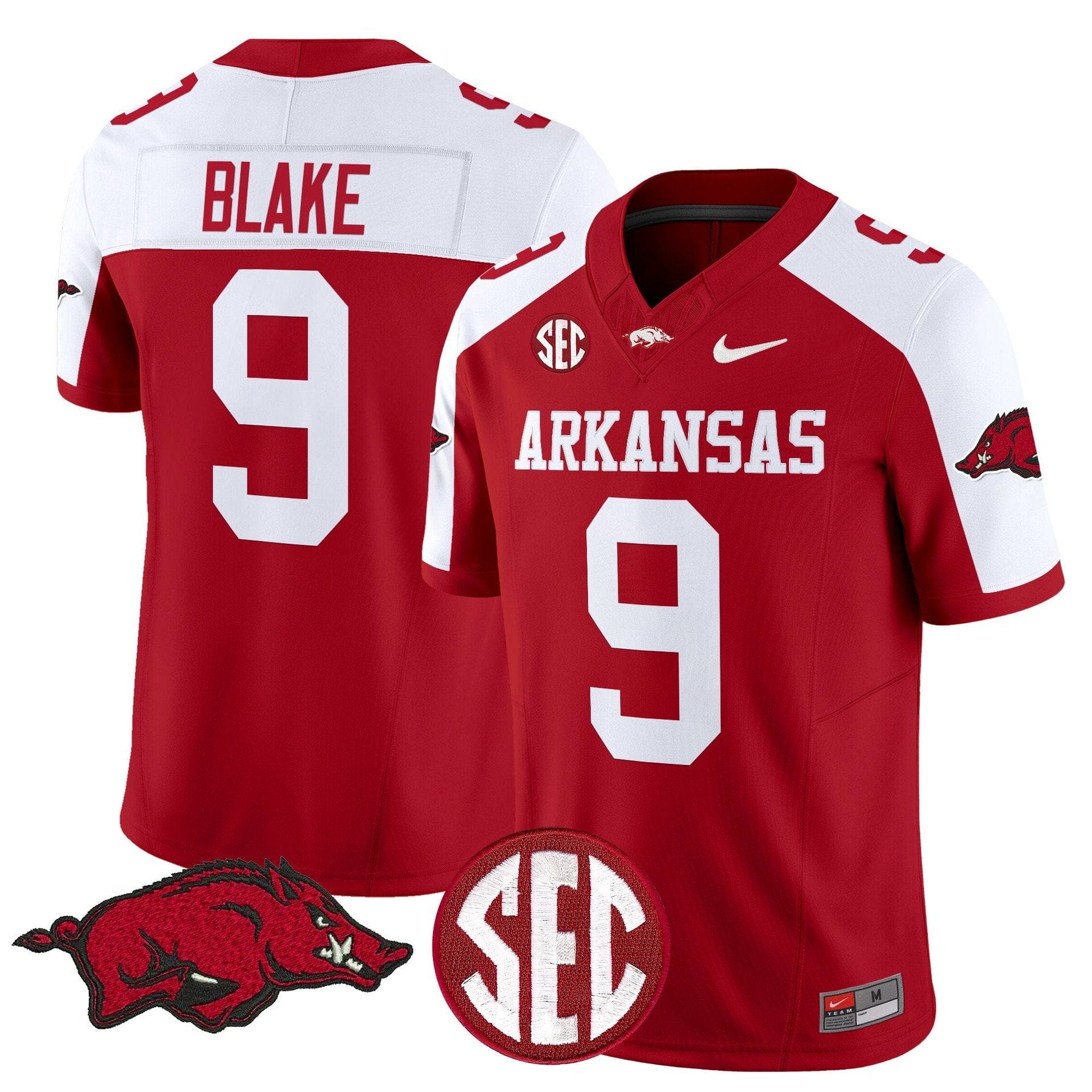 O'Mega Blake Jersey #9 Arkansas Razorbacks Limited Stitched - Image 4
