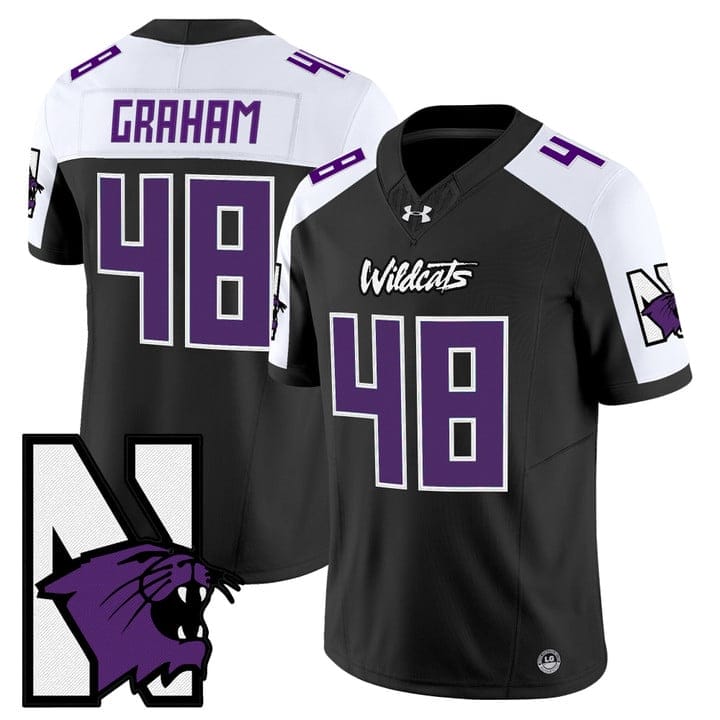 Otto Graham Jersey #48 Northwestern Wildcats Honoring 95 Vapor Limited Stitched - Image 2